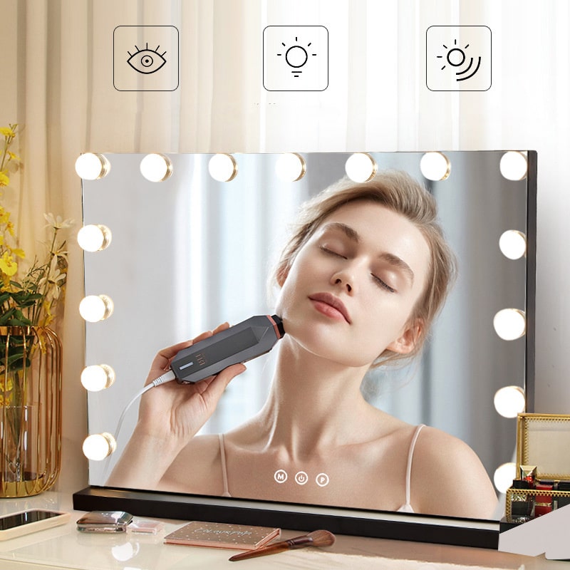 Nordic Mickey Mirror Dresser Table Mirror Dressing Wall Make up Smart Mirror  with LED Light - China Glass Mirror, Bathroom Mirror | Made-in-China.com