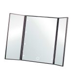 triple dressing table mirrors square style three sides folding vanity mirror 6